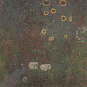 Farm Garden with Sunflowers (mk20) Gustav Klimt